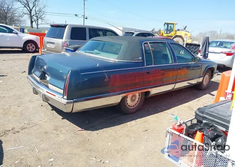 1995 Cadillac Fleetwood Brougham from USA, damaged, VIN 1G6DW52P7SR715625